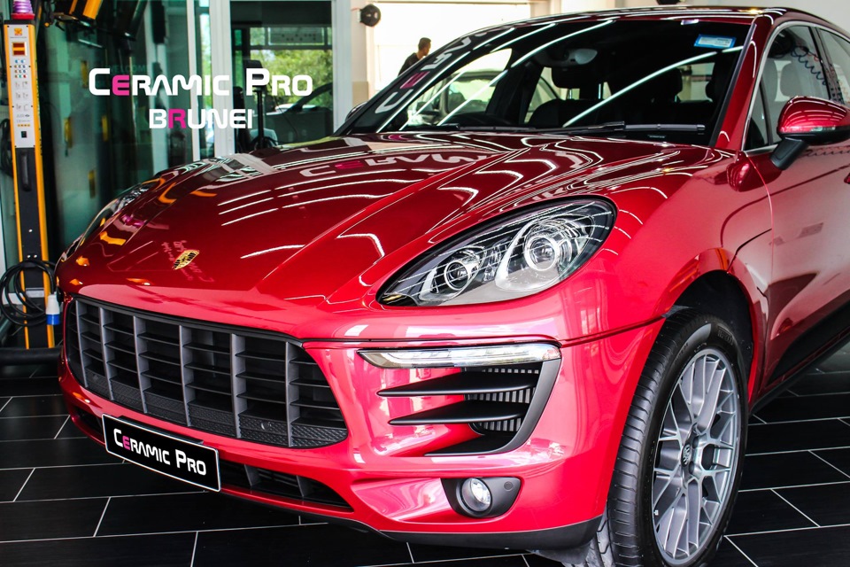 Сочный фотоотчёт по результатам защиты автомобиля Porsche Macan S