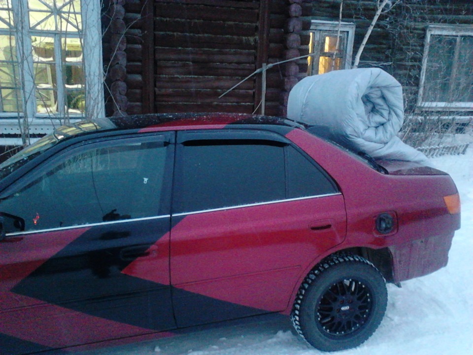 Портативный гараж "Наташа" — бортжурнал Toyota Corona Black & Red 3s