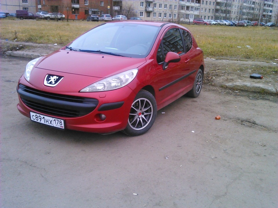 Вот я и поставила свою LADYbug на учет ) — Peugeot 207, 1,4 л, 2008