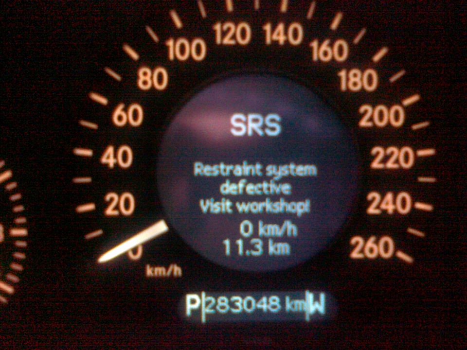 Ошибки ESP, SRS, BAS, ABS, Speedtronic/ cruise control, Service brake. — MercedesBenz Eclass