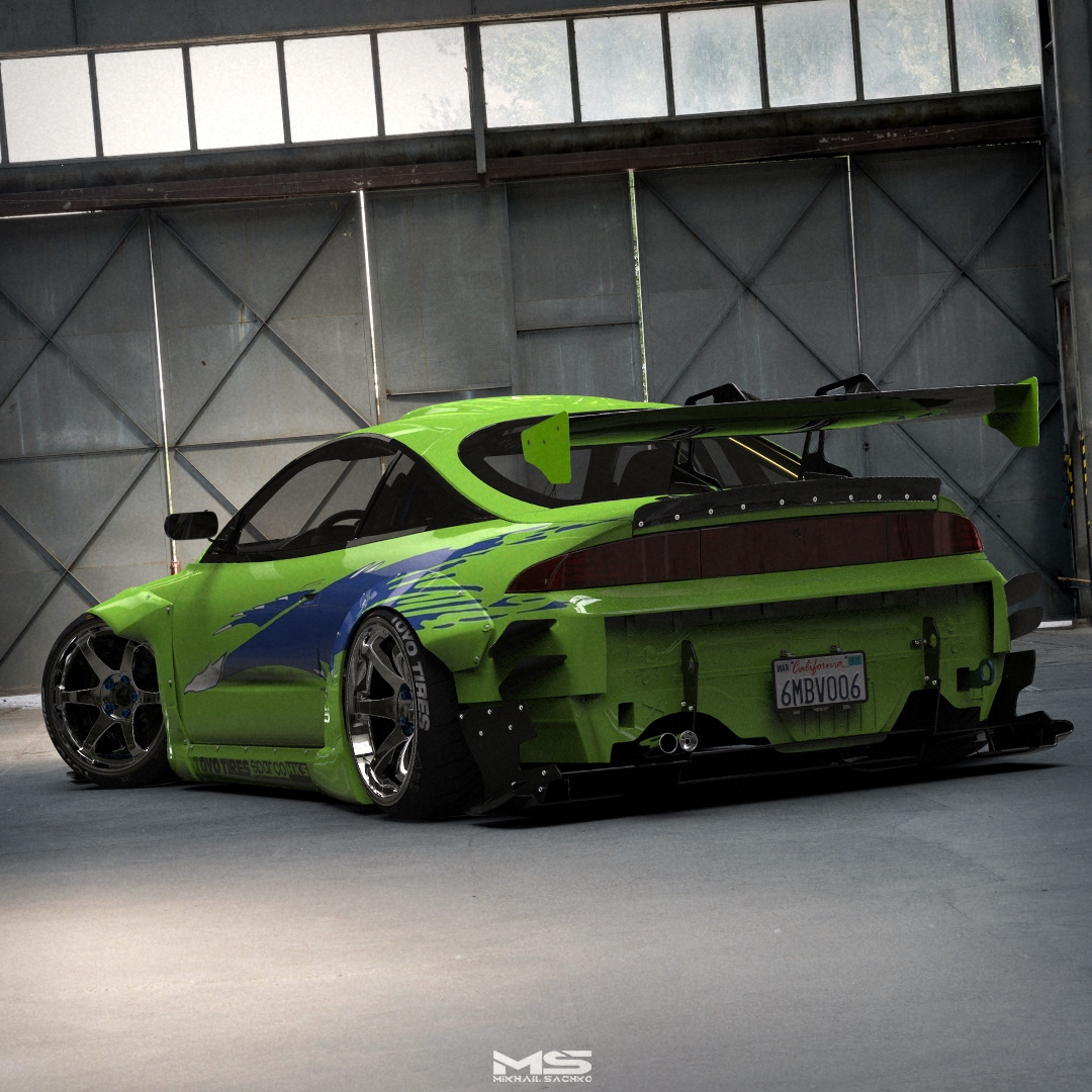 Fast and Furious mitsubishi eclipse rocket bunny V3 — DRIVE2