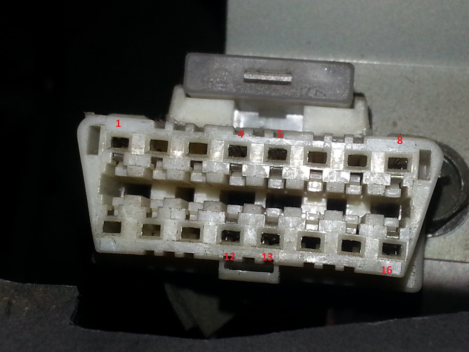 Nissan March K11 сброс Чека/. Диагностика скрепкой. — Nissan March (K11