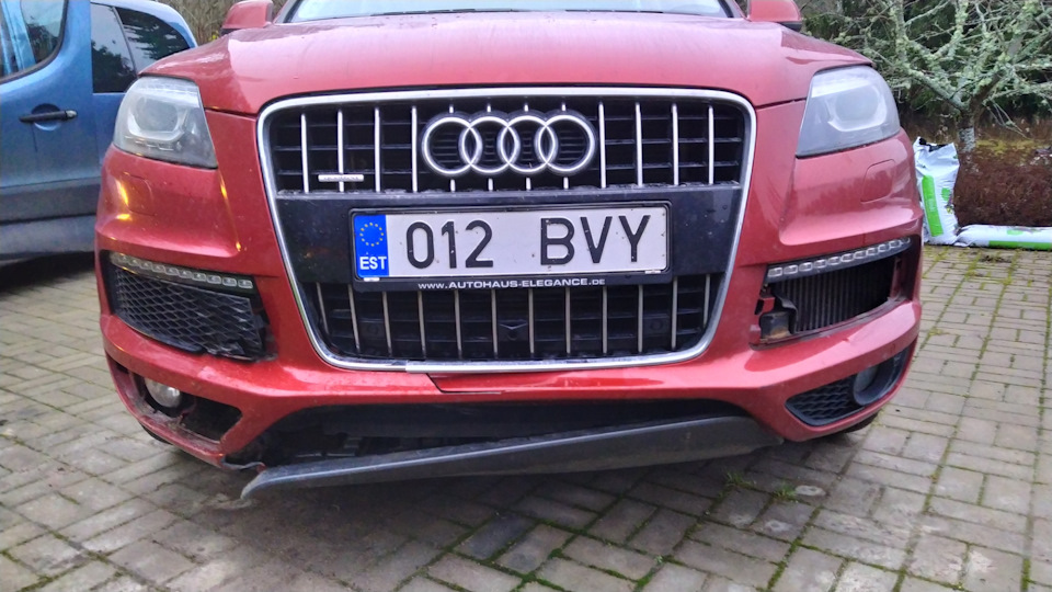 Скорбь. — Audi Q7 (1G), 3 л, 2013 года ДТП DRIVE2