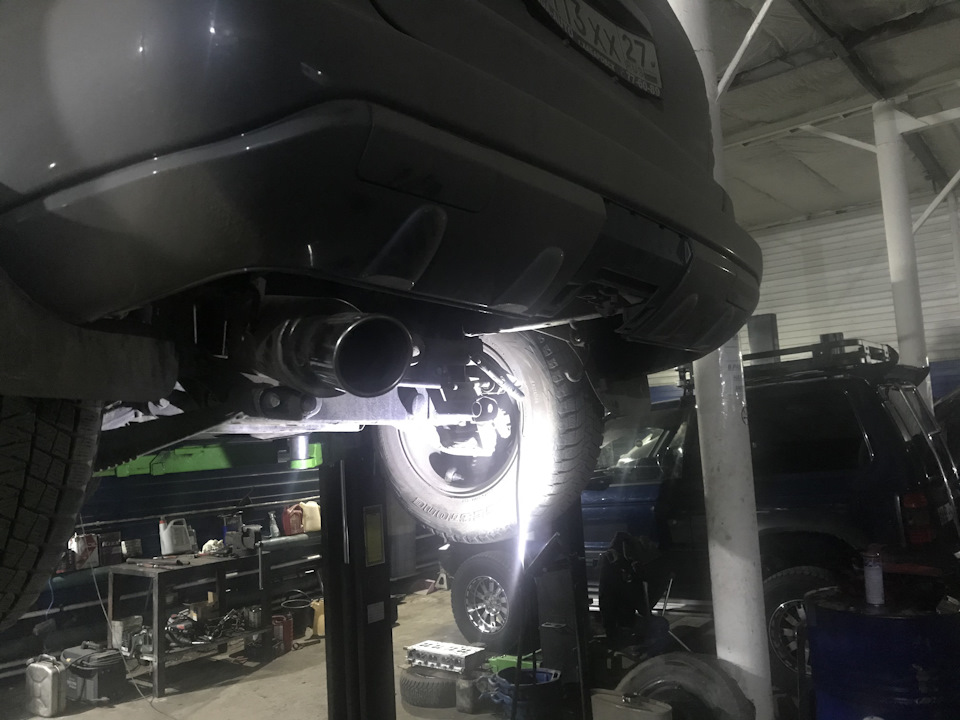 Удаление катализаторов и новый выхлоп — MercedesBenz MClass (W163), 3