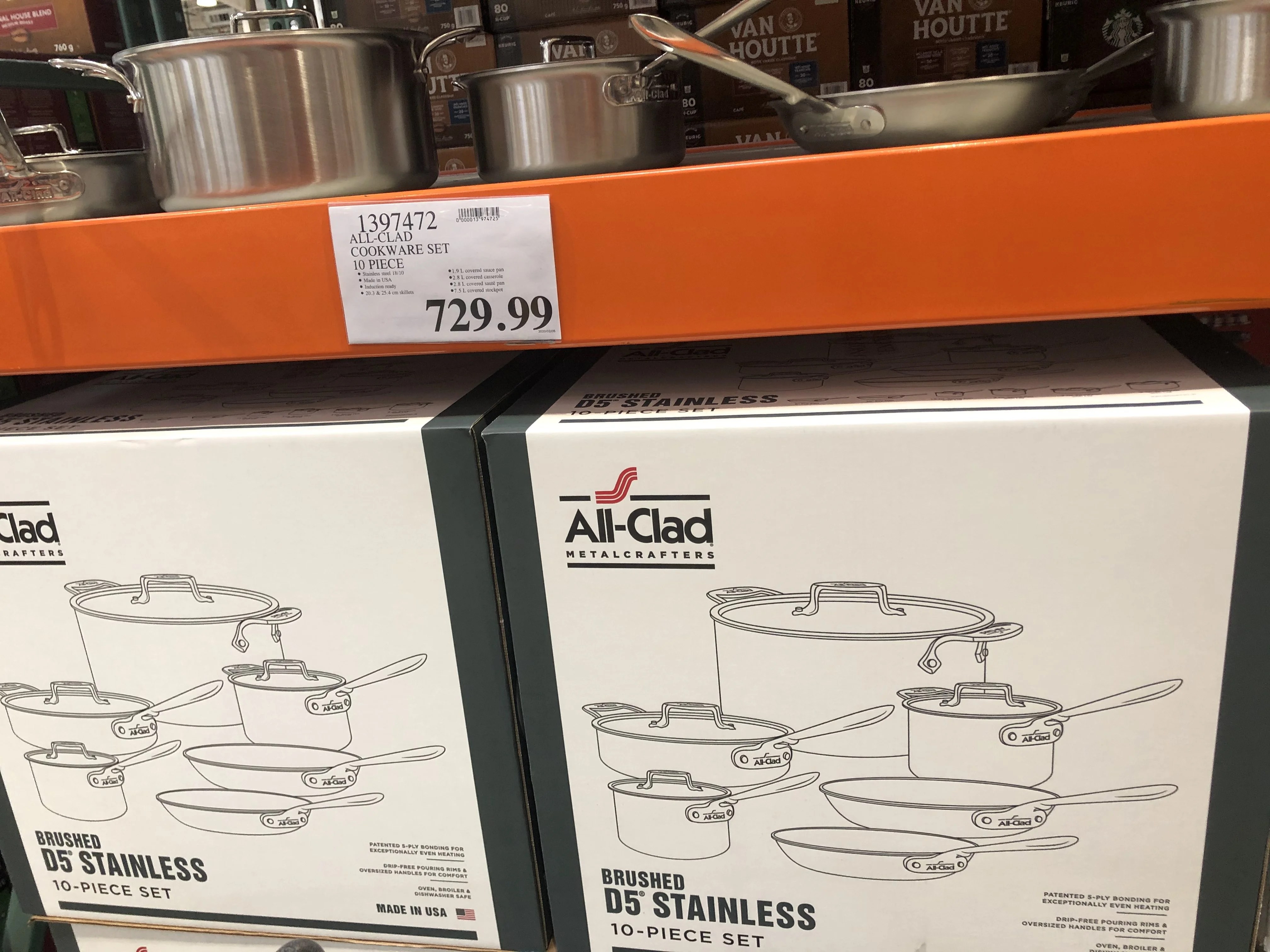 [Costco] Allclad d5 10 piece set Ancaster 729.99