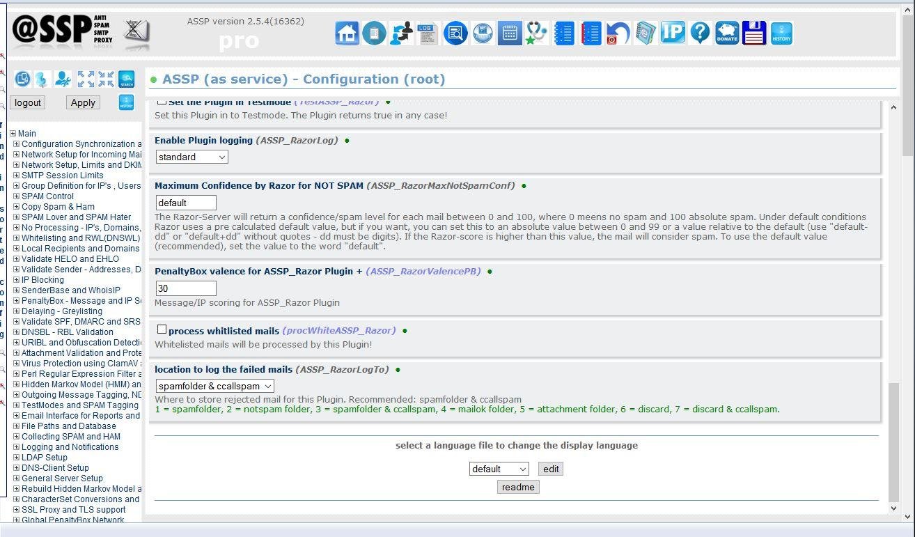 AntiSpam SMTP Proxy Server 2.6.5 21074