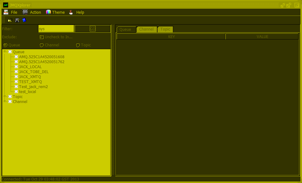 Jack IBM MQ Explorer