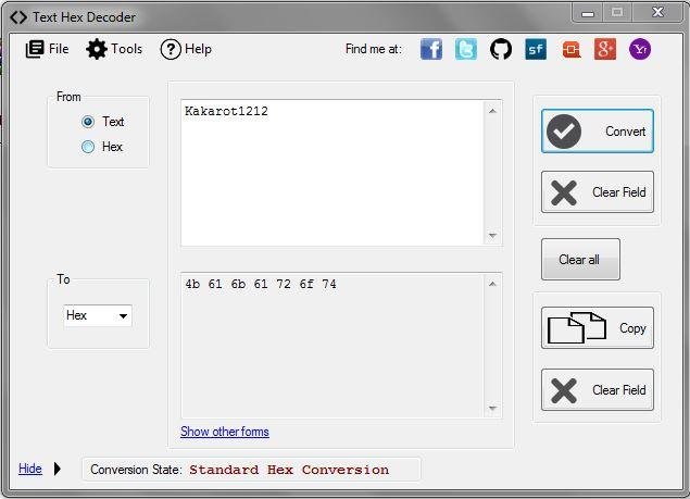 Hex Code Translator XYZ de Code