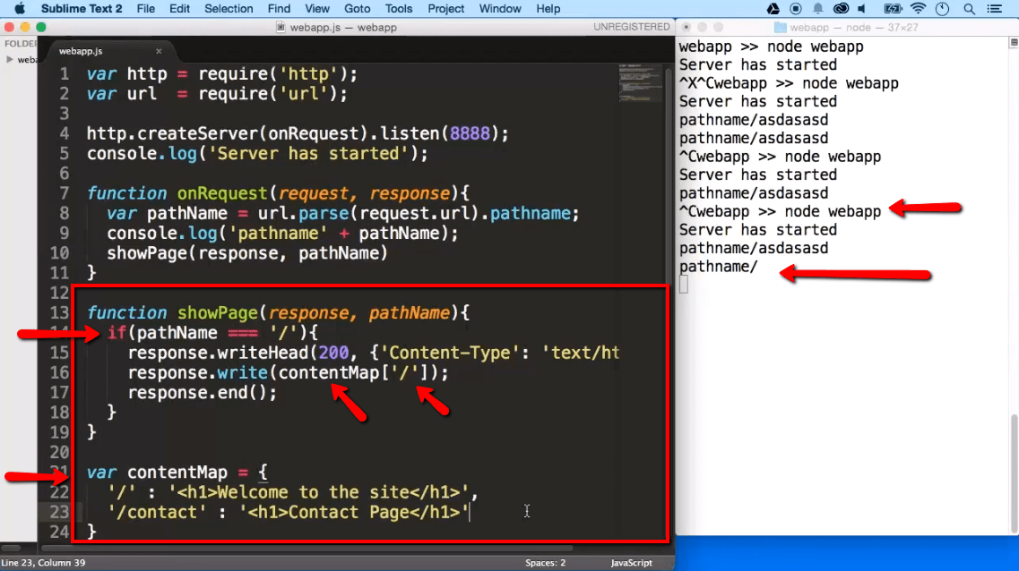 How To Create a Web Server in Node.js with the HTTP.