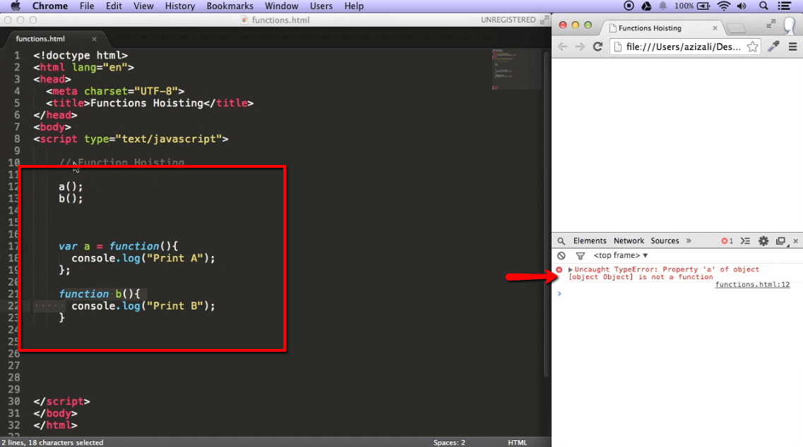 Function Hoisting in JavaScript iLoveCoding