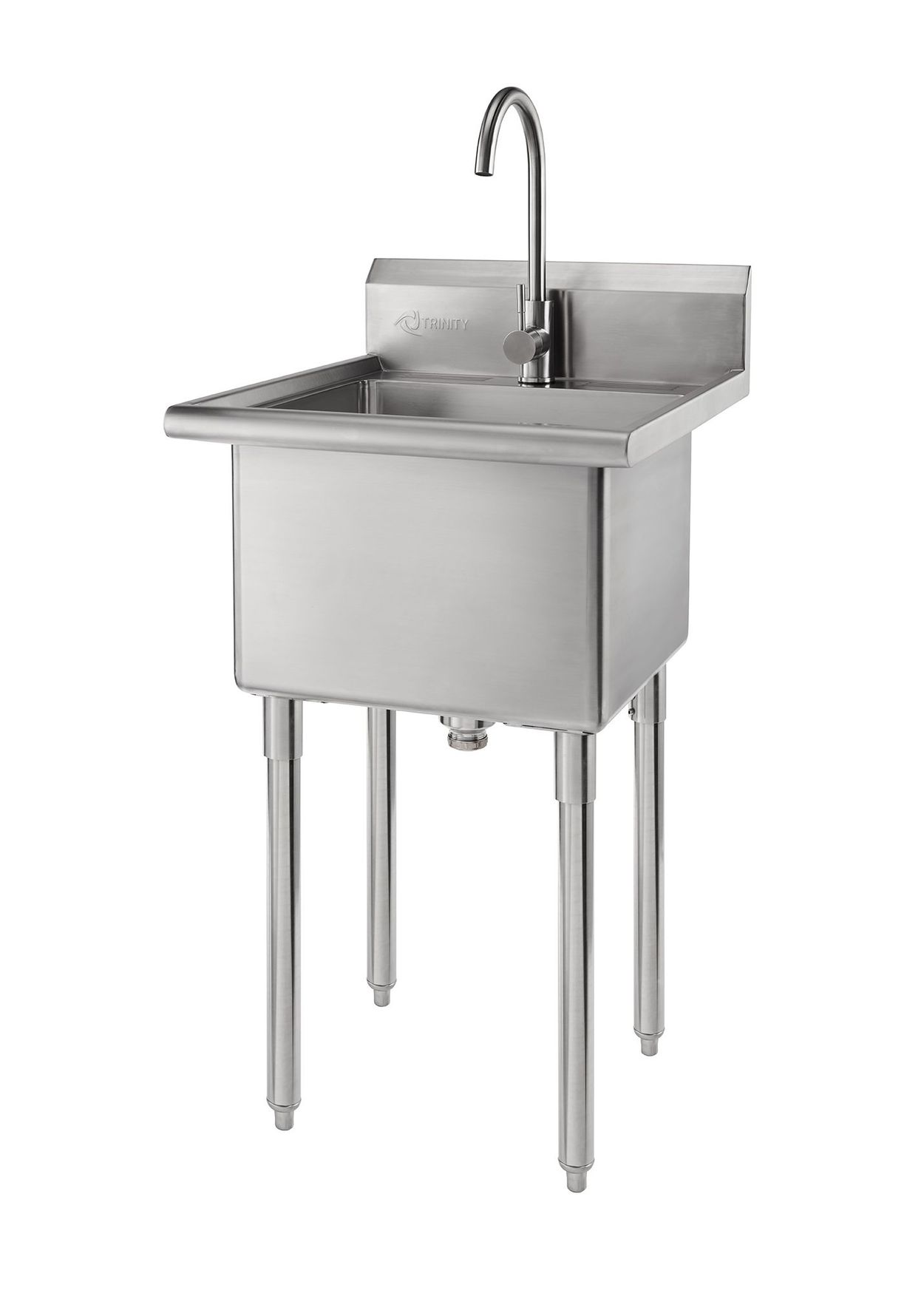 TRINITY Stainless Steel Utility Sink with Faucet My online store dba