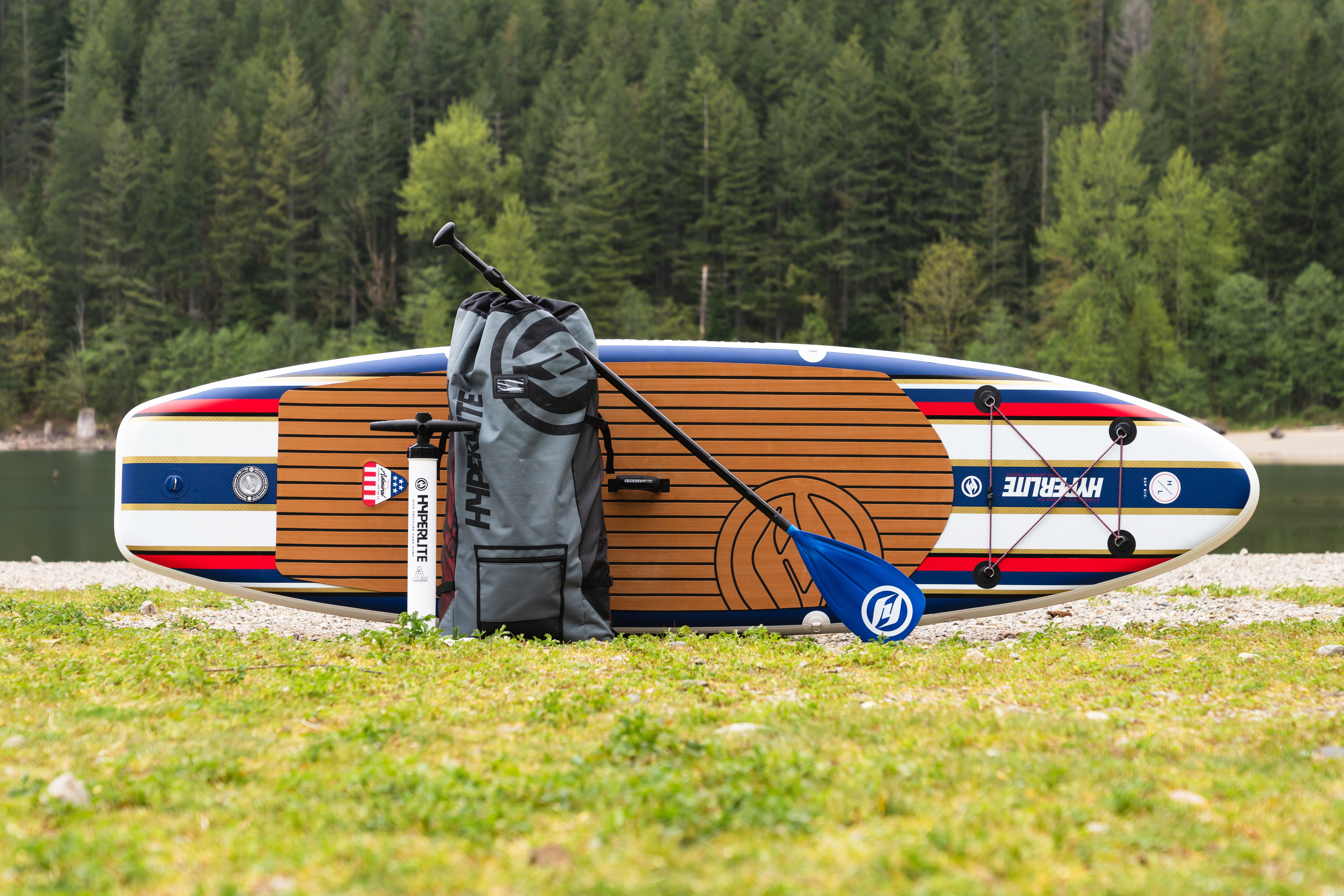 Hyperlite Admiral 11'' Inflatable Stand Up Paddle Board Package eBay