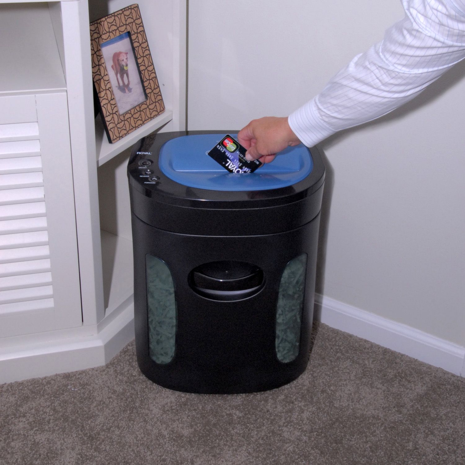 New Royal 12 Sheet Cross Cut Paper Shredder 1216X Heavy Duty Ultra Quiet eBay