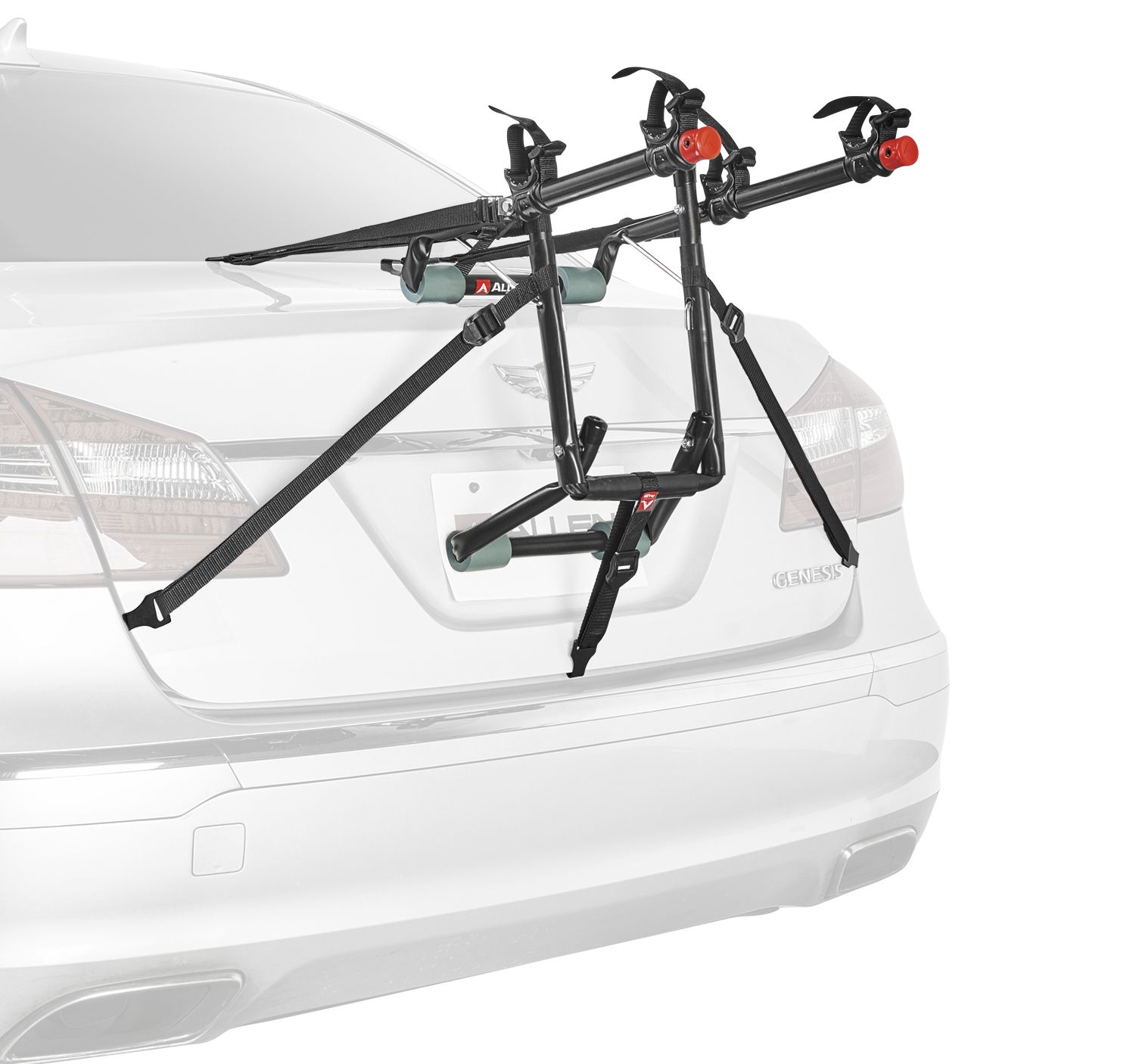 Allen Sports Deluxe 2Bicycle Trunk Mounted Bike Rack Carrier, 102DN