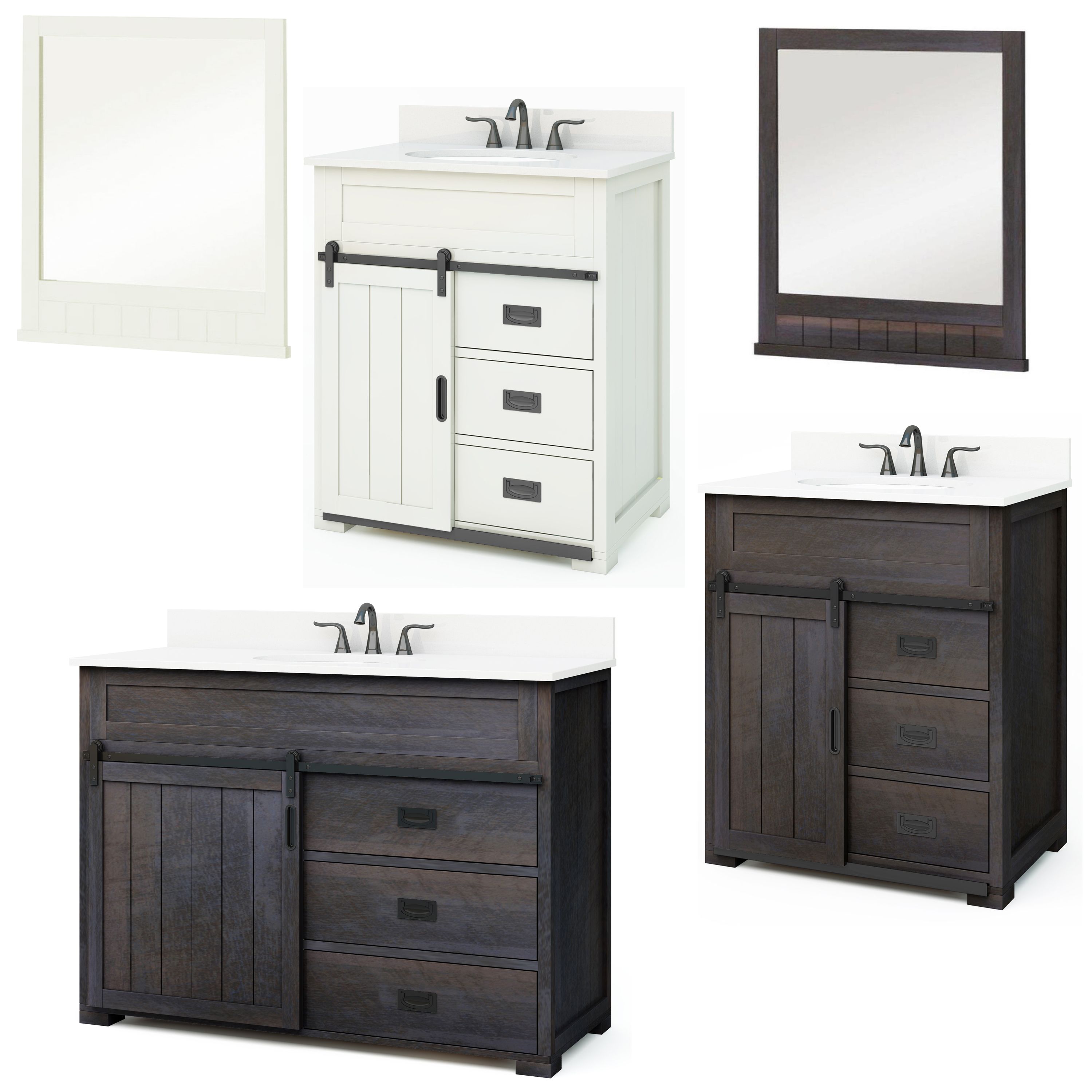 Morriston 30 In White Single Sink Bathroom Vanity With Engineered Stone Top