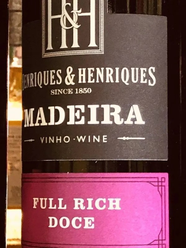 Henriques & Henriques 3yo Full Rich MadeiraFortified and Dessert Wine