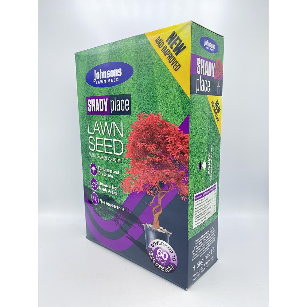 Johnsons shady place lawn seed 60 m Grass Seed Polhill Garden Centre