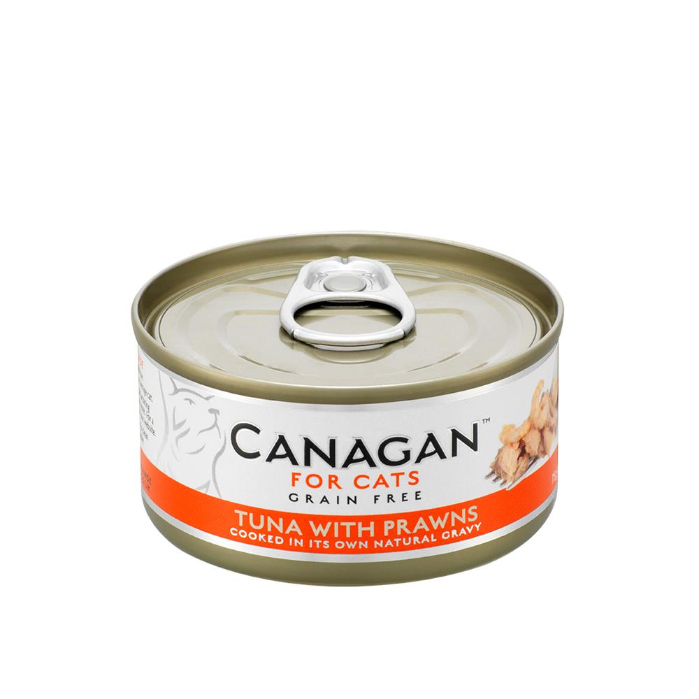 Canagan Cat Tuna With Prawns 75G Cat Food Polhill Garden Centre
