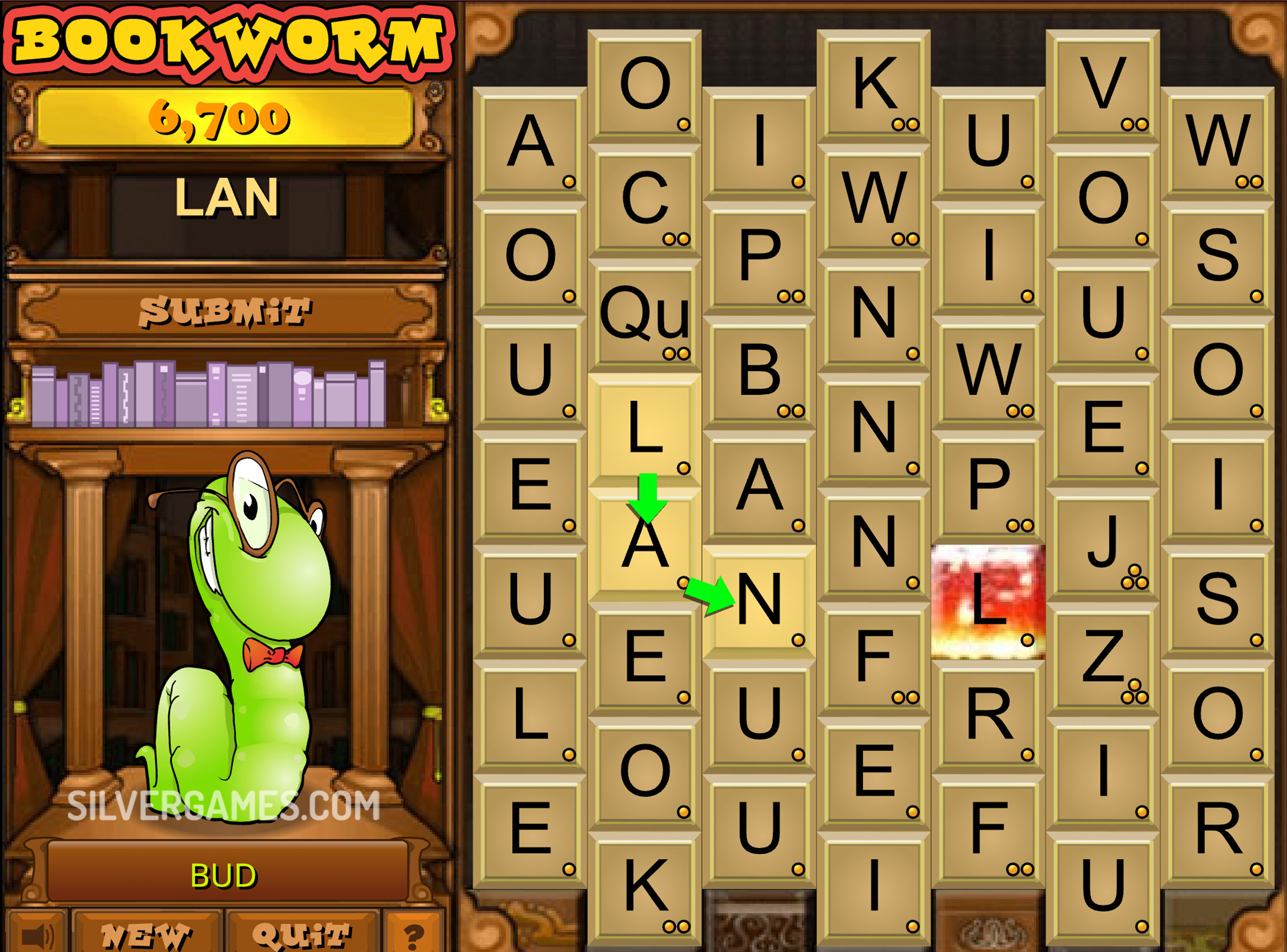 Bookworm Play Online on SilverGames 🕹️