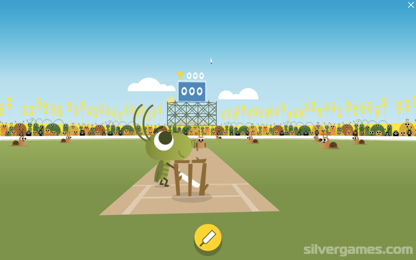 Doodle Cricket でオンラインでプレイ 🕹️