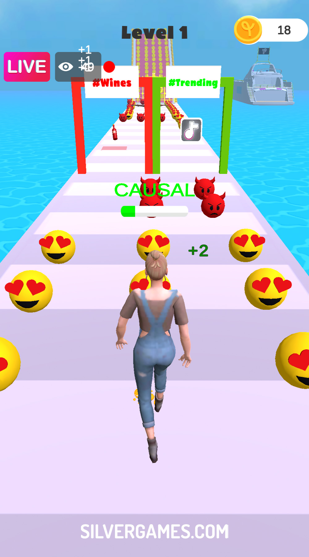 Streamer Rush Play Online on SilverGames 🕹️