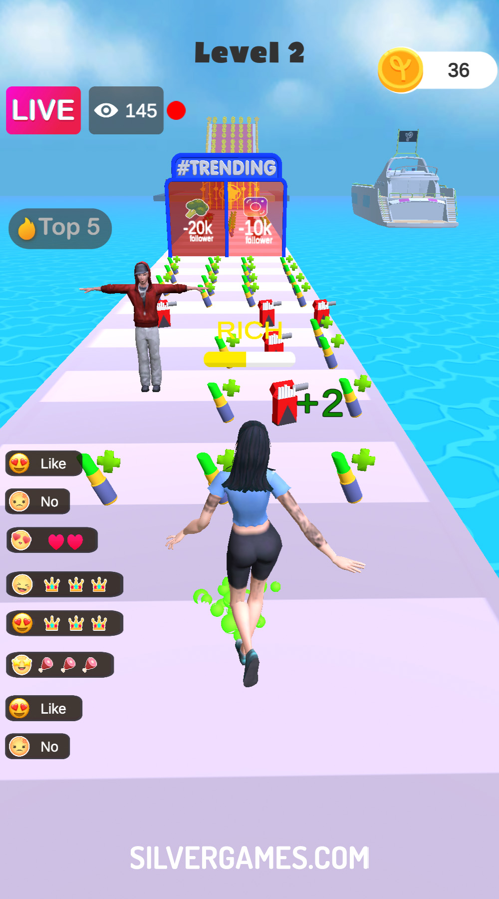 Streamer Rush Play Online on SilverGames 🕹️