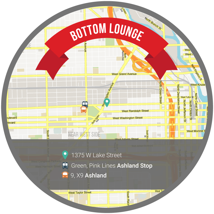 Bottom Lounge Chicago Map Chicago Venues Guide Vivid Seats