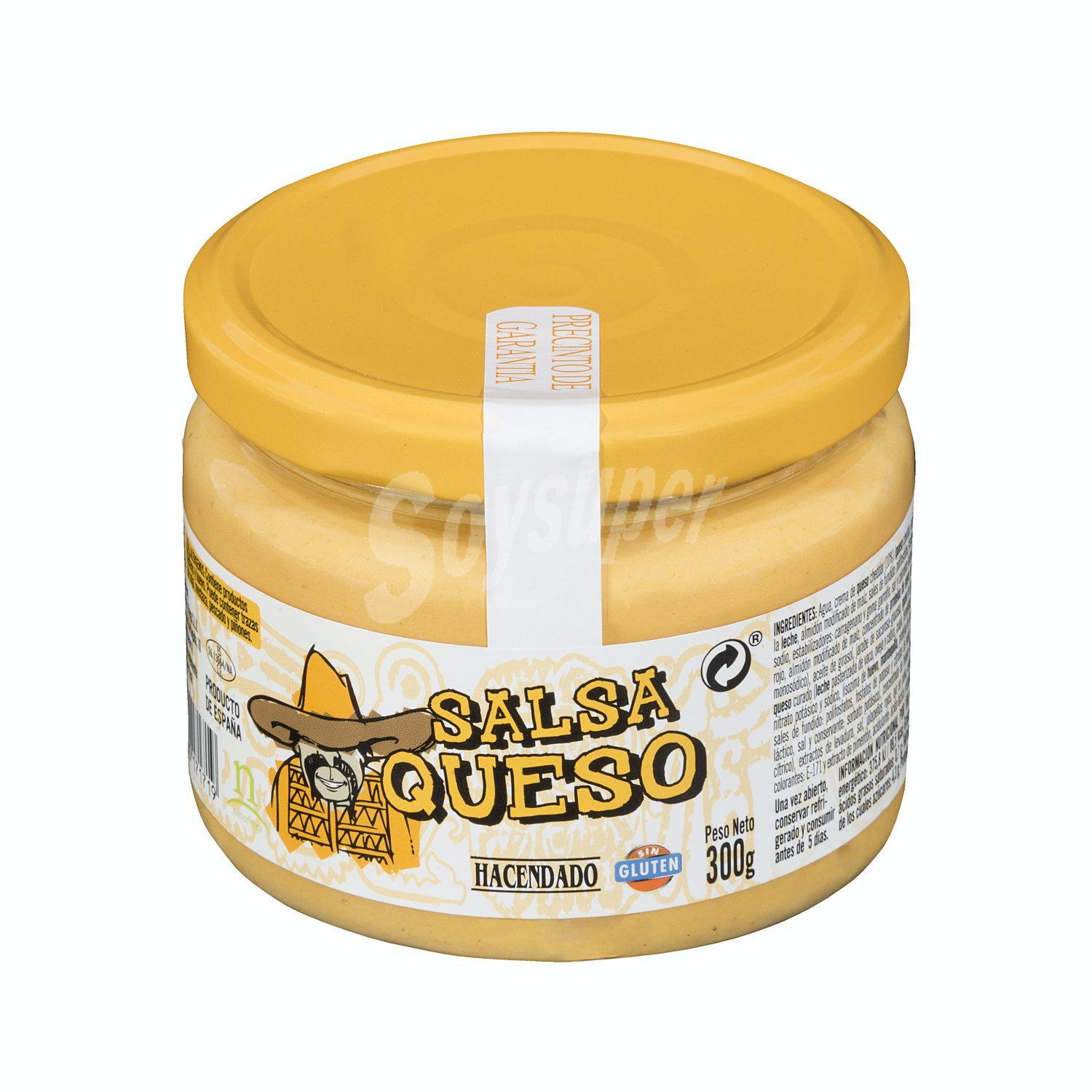 Hacendado Salsa queso Tarro de 300 gr