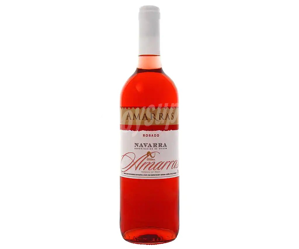 Amarras Vino rosado con denominación de origen Navarra Botella de 75 cl