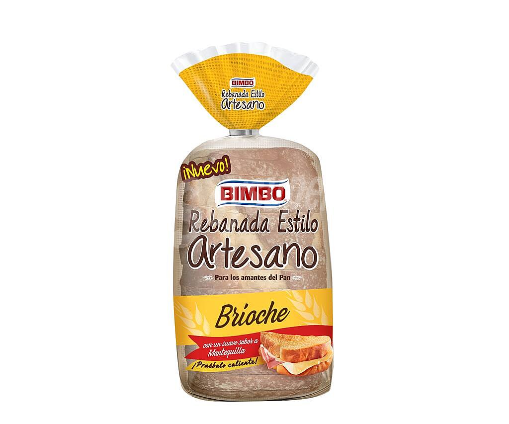 Bimbo Pan brioche, rebanadas estilo artesanas, con suave sabor a