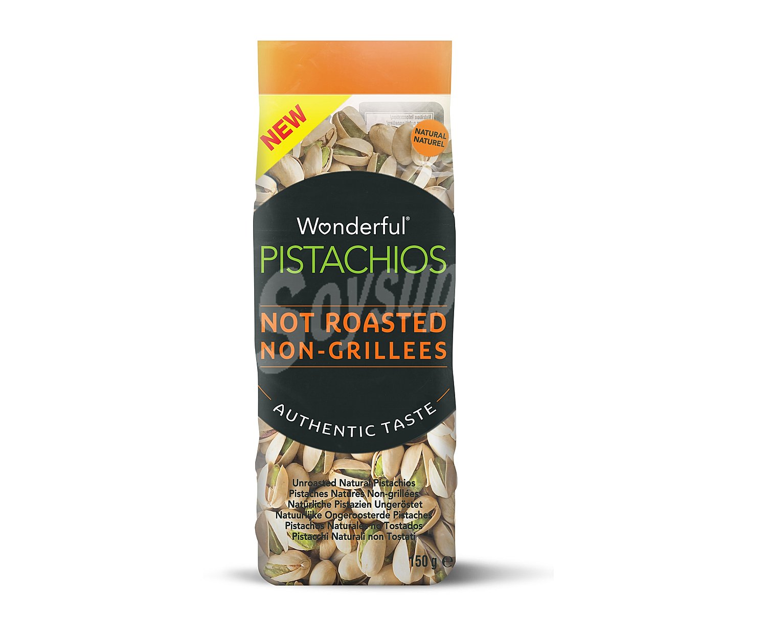 Wonderful Pistacho crudo Bolsa 150 g