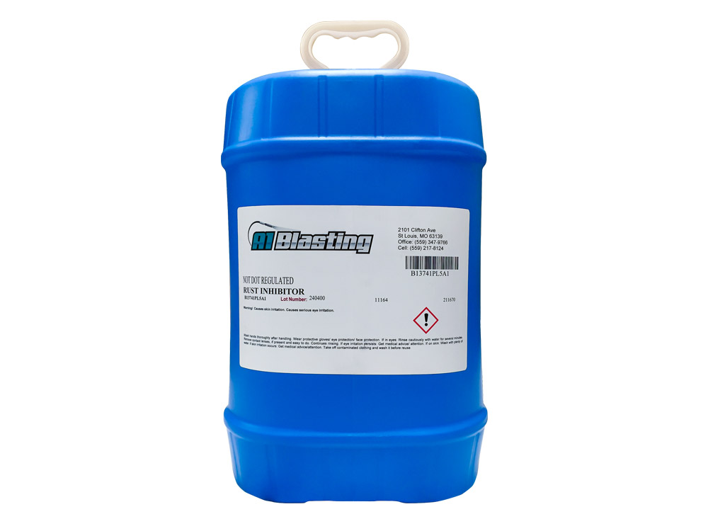 Flash Rust Inhibitor for Wet Blasting, Abrasive Blasting, Sandblasting
