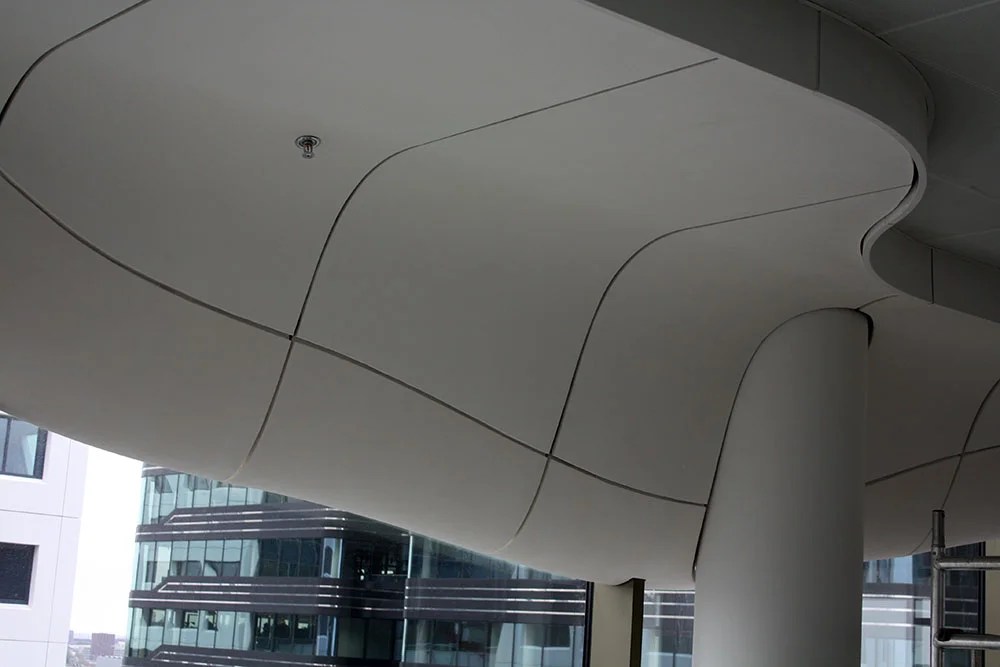 Curved ceiling The Netherlands A1 Cladding