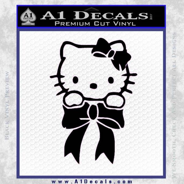 Hello Kitty Ribbon Decal Sticker » A1 Decals