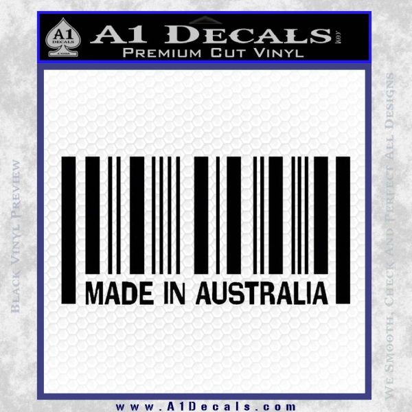Made In Australia Decal Sticker » A1 Decals