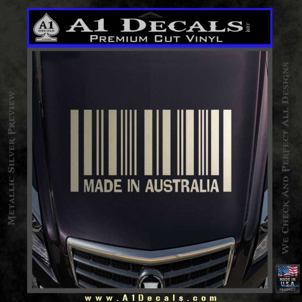 Made In Australia Decal Sticker » A1 Decals