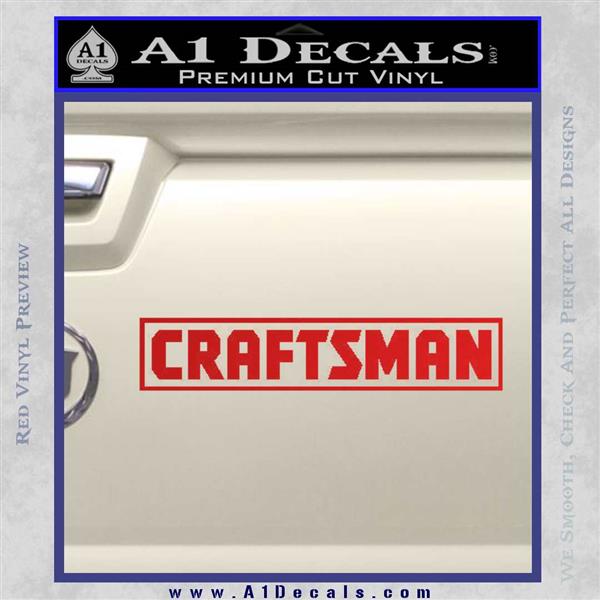 Craftsman Decal Sticker Sears » A1 Decals