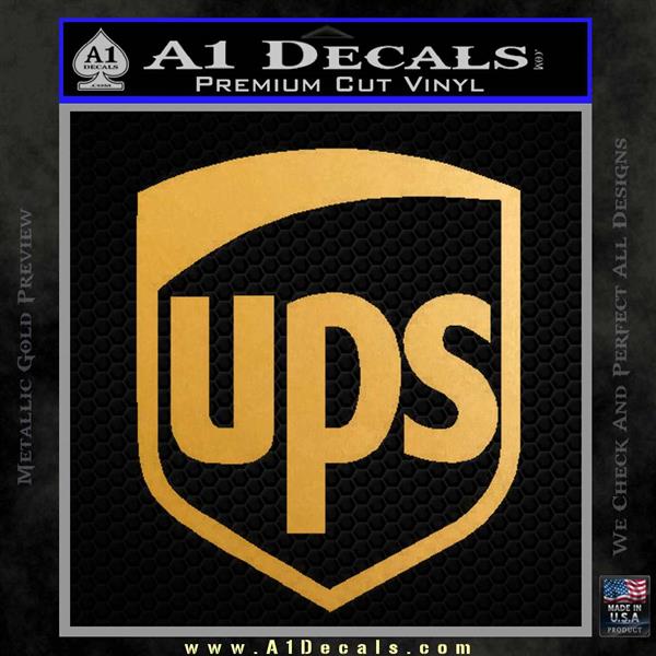 UPS Decal Sticker SH » A1 Decals