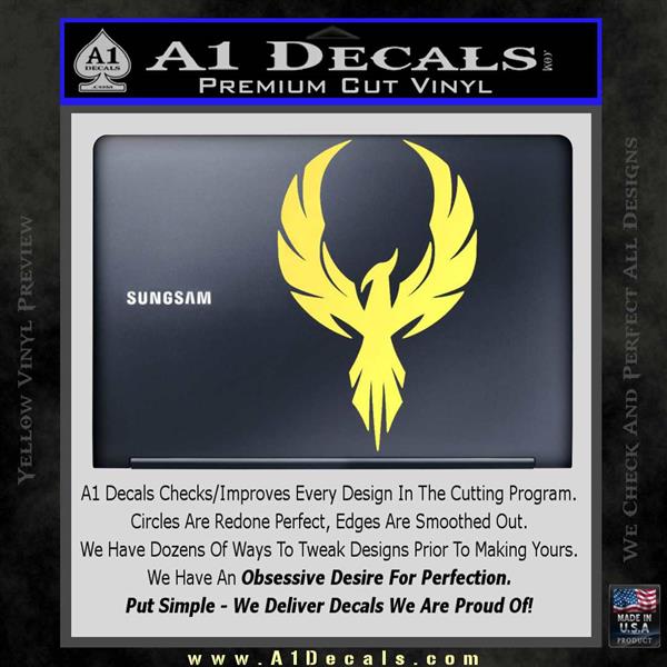 Phoenix Rising Decal Sticker DT1 » A1 Decals