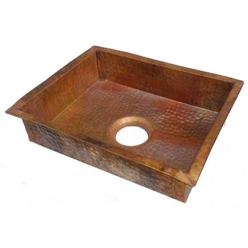 Fire Burnt Antique Patina Copper Kitchen Sink Copper Sinks, Pedicure