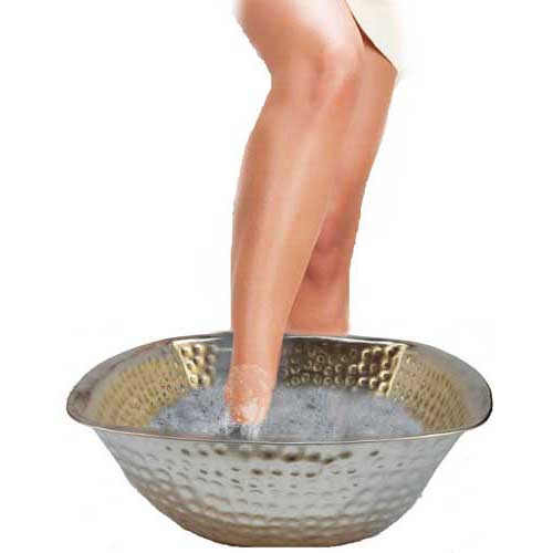 Egyptian Foot Massage Flat Earth Copper Spa Pedicure Therapy Bowl