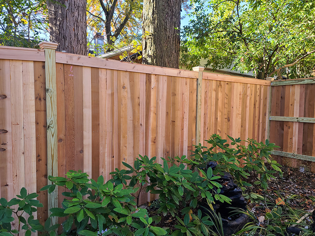 Flat Board Whit Fascia Boards A1 Fencing