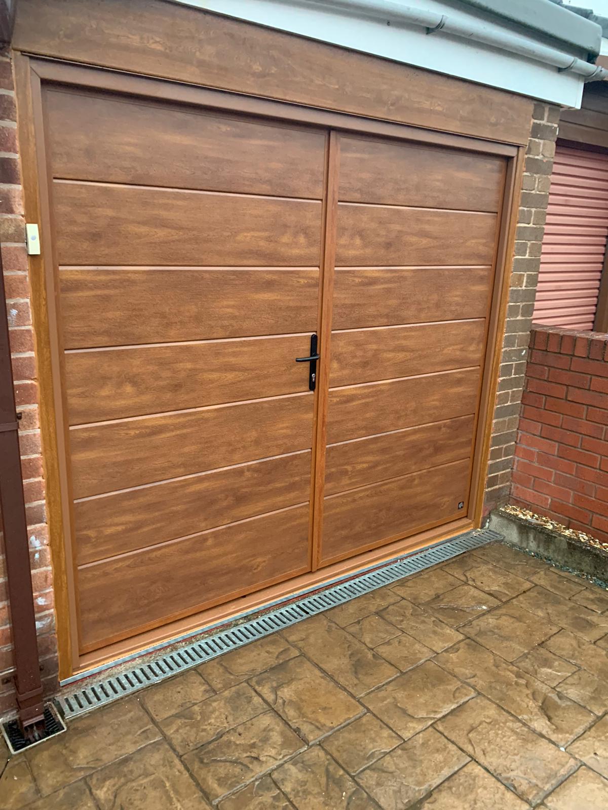 Side Hinged Garage Door Chesterfield Nottingham, Derbyshire & Sheffield