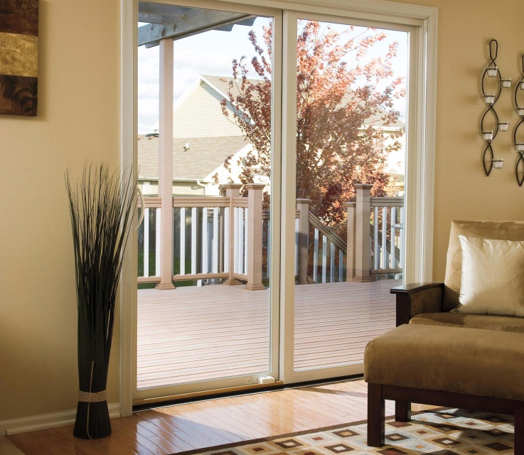 Sliding balcony door