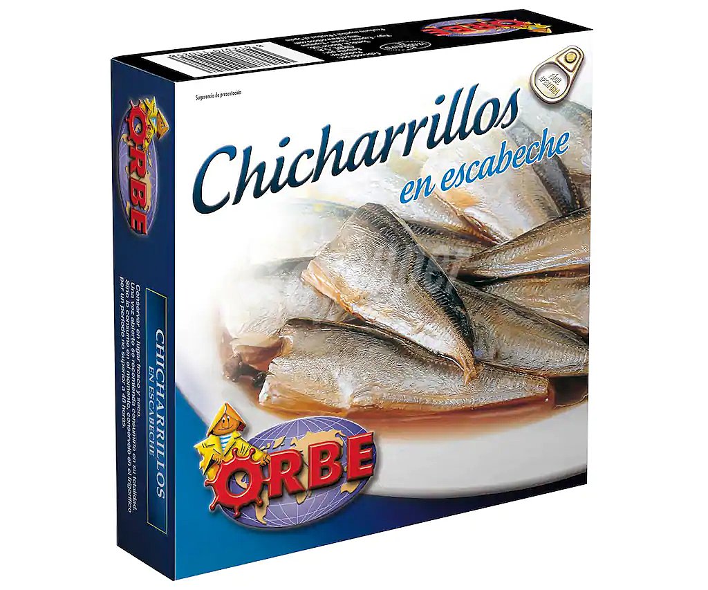 Orbe Chicharrillos en escabeche Lata de 186 g
