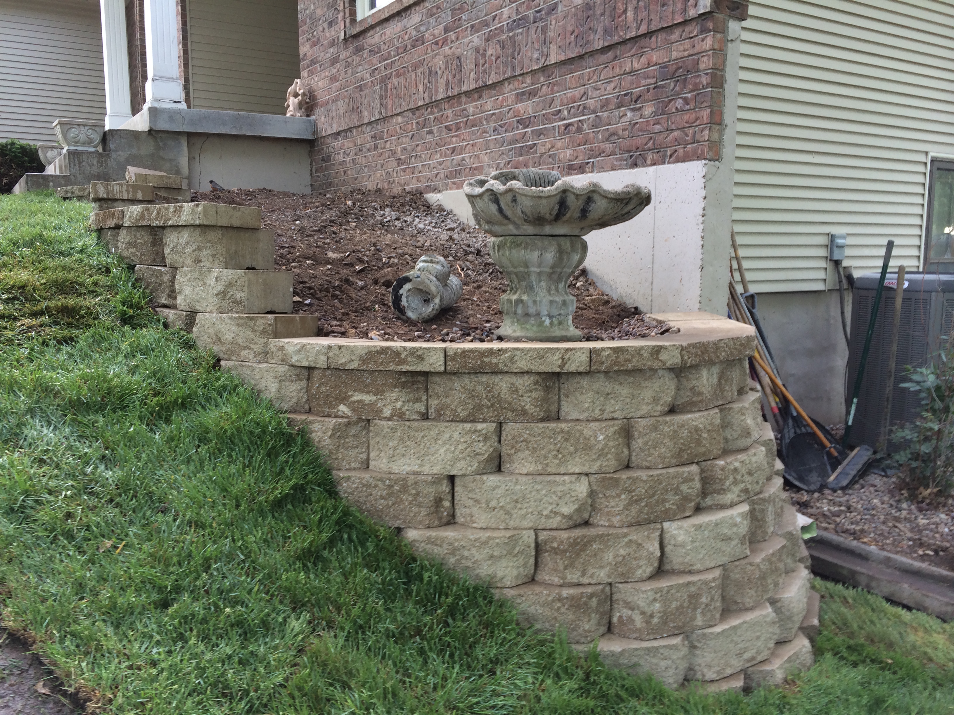 Garden Wall Landscape in Overland Park KS A2D Landscape and Design