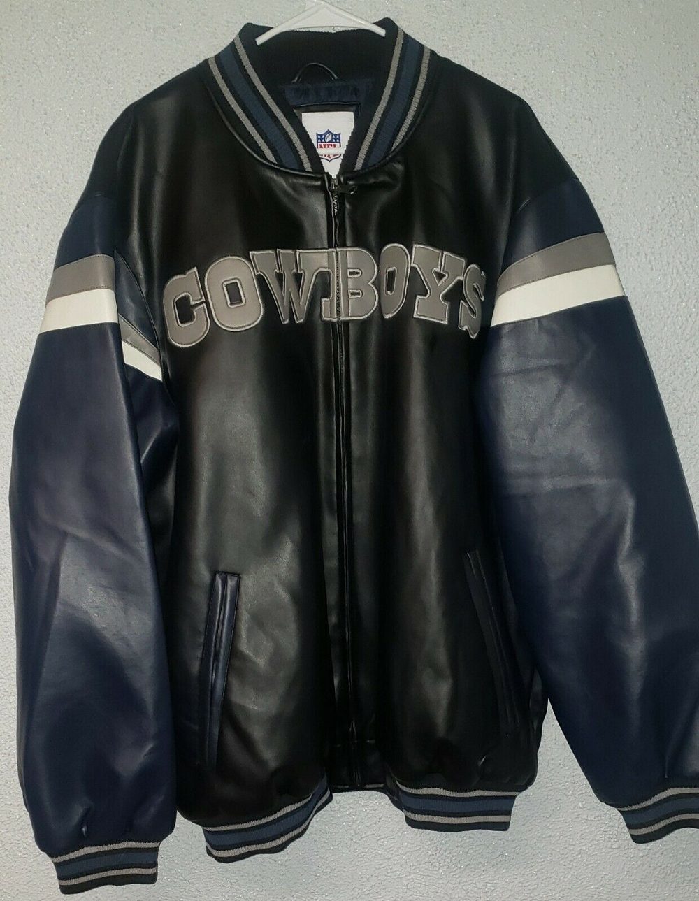 Official NFL Authentic Dallas Cowboys Leather Jacket A2 Jackets