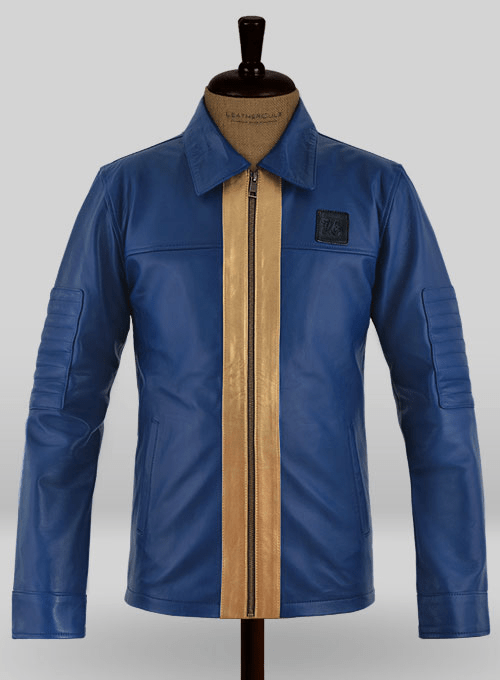 Mens Fallout 76 Vault Leather Jacket A2 Jackets