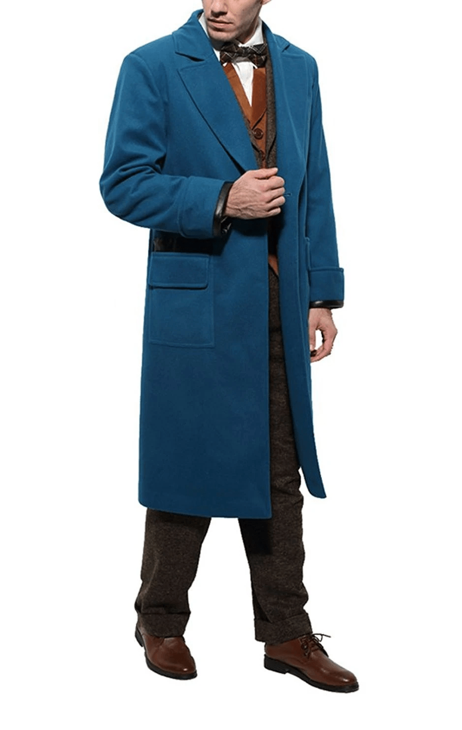 Mens Fantastic Beasts Newt Scamander Wool Coat A2 Jackets