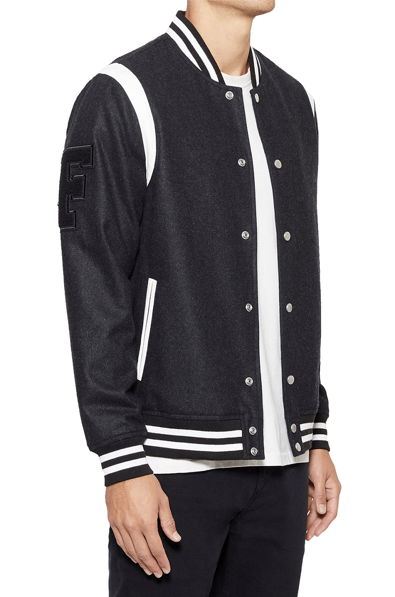 Mens Five Four Brophy Varsity Jacket A2 Jackets